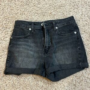 Black Jean Shorts (Size 00)